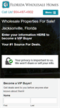 Mobile Screenshot of floridawholesalehomes.net